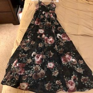 Floral long dress